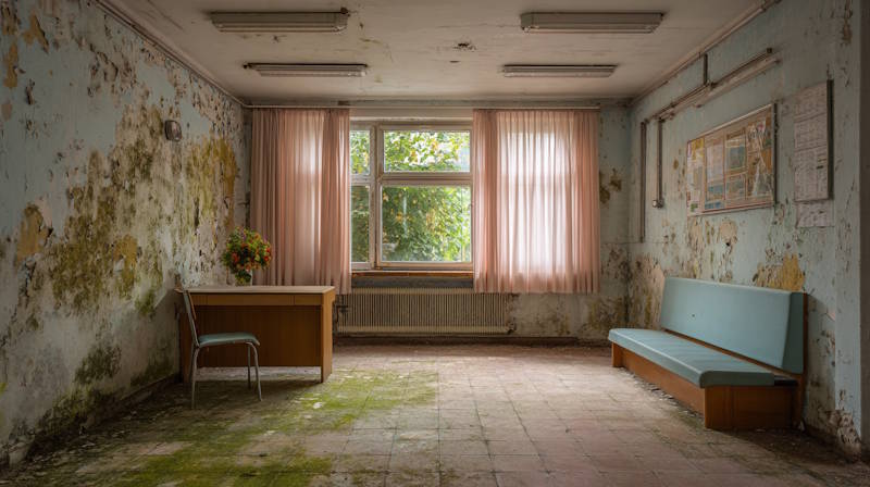 Raum mit Schimmel